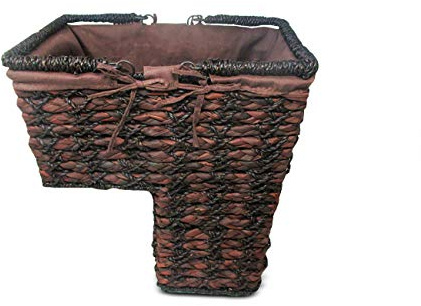 Trademark Innovations Panier de rangement pour escalier Marron Noir