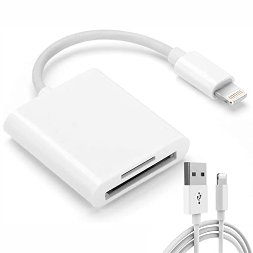SD Kartenleser,SZBJSMF SD/TF Kamera Kartenleser für iPhone/IPad,Dual Kartensteckplatz Speicherkartenleser Kartenadapter,Keine Anwendung erforderlich, Plug-and-Play