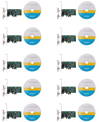 ZEELYDE - Tarjeta de red Gigabit PCI-E NIC Chipset Desktop 10X