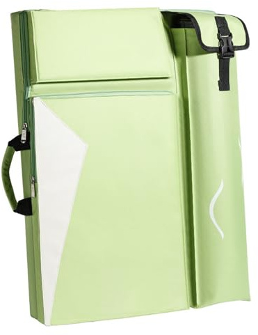 Oaygat A3 Kunst-Portfolio-Hülle, Ordner, wasserdicht, Kunstwerk-Aufbewahrung, tragbar, Zeichenbrett, Rucksack, großer Malblock, Aufbewahrungs-Organizer, Tragetasche mit Griff für Paletten, Farben
