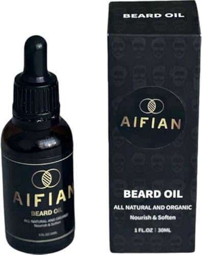 Aifian Bartöl-Argan-Öl- Bartwuchs- Aifian- Bart Wachsen - Sandelholz