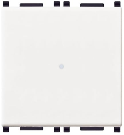 VIMAR 14104.2 Plana Deviatore 2M, 1 polo 10AX, assiale illuminabile, bianco