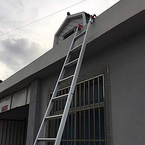 Riuulity Set Stabilizzatori per Ganci per Scale da Tetto, Kit Ganci per Tetto Distanziatori in Acciaio per Scale di Estensione, Gancio da Parete per Scalette per Facile da Usare, Dimensioni 8,26 X