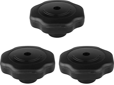 Operitacx Pressure Cooker Cover Knobs for 3 Pcs Black Bakelite High Temperature Resistance Replacement Handles 1.5cm Aperture Safe and Secure Kitchen Accessory