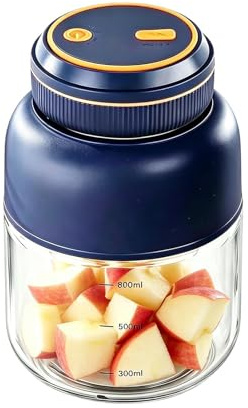 Mixer Bicchiere Portatile - Mixer Wireless USB 800 ml | Pressa Agrumi Singola Per Milkshakes | Per Appartamento Hotel Scuola Viaggio D'affari Palestra Dormitorio Donne Uomini