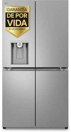 LG GML960PYBE - Frigorífico Americano, Nevera Americana Combi, Door Clooning+, Clasificación E, 641 L, Antihuellas, Color Inox