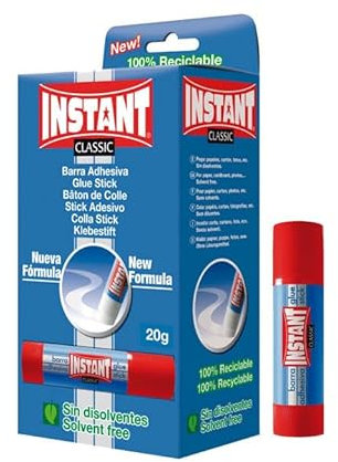 Instan - Barra Pegamento Stick Instant 20Grs