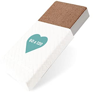 BestCare Prima Babymatratze 60 x 120 cm Kokos Schaumstoffmatratze mit waschbar Aleoe Vera Bezug Öko-Tex, Allergikerfreundlich