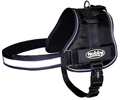 Nobby Geschirr SEGURO, schwarz Bauch: 45-60 cm, B: 25 mm, 1 Stück