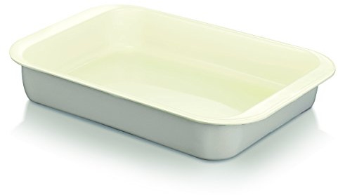 Beka Ovenware Enamel Oven Tray 30 x 23 x 5.4 cm, Grey
