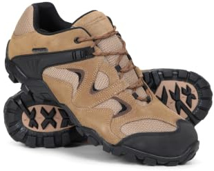 Mountain Warehouse Curlew Mens Waterproof Shoes | Lightweight & Durable IsoDry Footwear, Suede & Mesh Outer & Rubber Outsole for Comfort, For Everyday Use, Hiking & Walking
