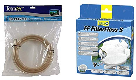 Tetra EX 400/600/700 Schlauch (Zubehör für EX Außenfilter) & FF FilterFloss S - Feinfiltervlies EX Außenfilter