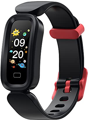Kids Fitness Tracker Smart Watch With Heart Rate, Blood Pressure, Blood Oxygen Monitor, IP68 Waterproof Activity Tracker, 16 Sports Modes, Steps, Timer, Calories, Sleep Monitoring