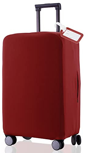 RainVillage Reisegepäckabdeckung Kofferschutz, claret, 24-25 inch