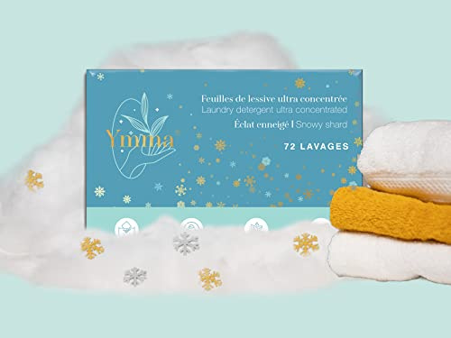FEUILLES DE LESSIVE ECO RESPONSABLE 72 LAVAGES - ECLAT ENNEIGE - YMMA®