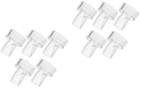 Silikon Zubehör Entenschnabelventil 10 Stück für Handmilchpumpe | Rückflussverhinderer Schnabel, Anti Backflow Design, Sichere Anwendung, Geeignet für Sammelfunktion