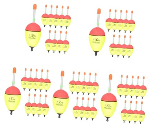 SUPVOX 50pcs Multi-use Carp Fishing Bobbers Foams Floating Lure for Boys and Girls and Adults