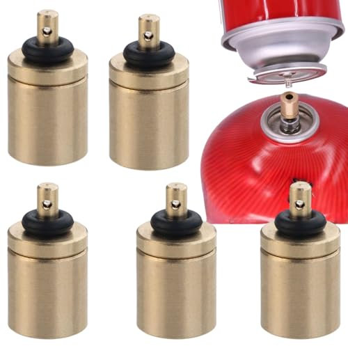 Adattatore Ricarica per Bombole di gas,Adattatore di Ricarica gas,Adattatore Bombole gas per Fornello da Campeggio,Adattatore Per Serbatoio Gonfiatore,Adattatore Gas di Ricarica per Valvola a Vite