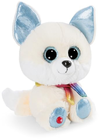 NICI GLUBSCHIS Kuscheltier Schneefuchs Nounuk 15cm – weiß – Weiches Plüschtier – niedliches Stofftier zum Kuscheln & Spielen – tolle Geschenkidee für Kinder & Erwachsene – 62189