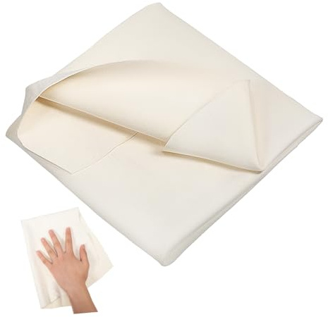 GALPADA Ultra Absorbent Reusable Car Cleaning Shammy Cloth Soft Leather Texture for Drying Cars Motorcycles Boats Multi Surface Use Lightweight Easy to Store