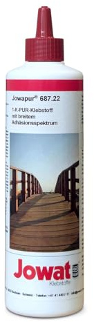 Jowat Jowapur® 687.22 1K-PUR Montagekleber D4 Braun 0,5 kg – lösemittelfreier Hochleistungs-Montageklebstoff mit hoher Haftkraft
