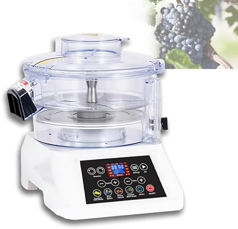 QIUNAOZI Macchina Automatica per sbucciare l'uva, sbucciatore Elettrico per UVA, sbucciatore istantaneo per UVA, sbuccia 1 libbra/20 Secondi, Non danneggia la polpa del frutto, Adatta per UVA White