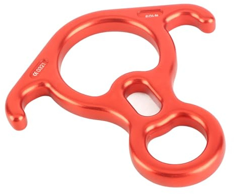 Vvikizy Descenso Duradero de 8 Anillos de Escalada de 50 KN, Seguro y Confiable de Usar, para Trabajar en, Material Metálico de Alta Resistencia