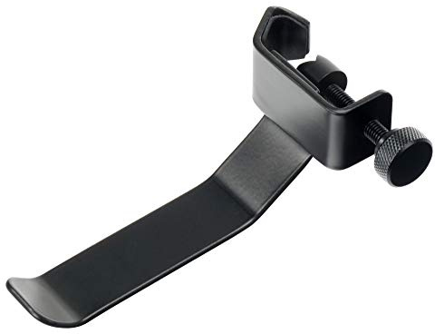 Pronomic HH1 Headphones Holder Black | Headphone holder for microphone stand, suitable for tripods up to 25 mm diameter, towel and much more