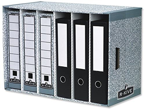Bankers Box System Ordnerarchiv Modul 6 Fächer Inhalt, 1 Stück, grau