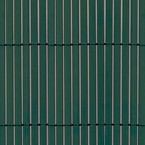 TENAX Colorado 1,00x5 m Verde, Canniccio Sintetico a Canne Intere da 7mm, Schermante Frangivista in PVC per Giardino, Balcone e Terrazza