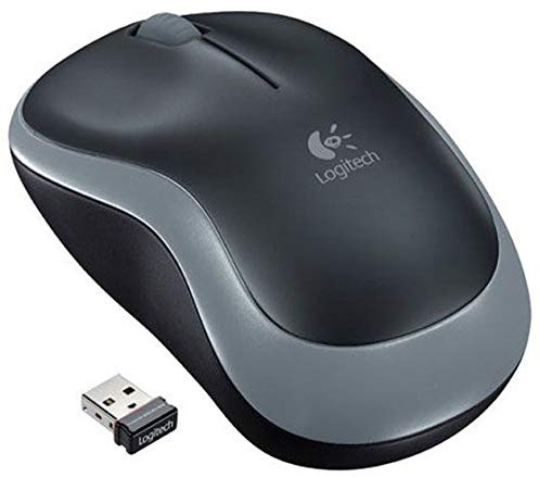 Wireless Mouse - Logitech M185 Wireless Mouse,Black Red