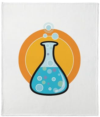 CafePress Science Beaker Throw Blanket Super Soft Fleece Plush Throw Blanket, 60x50