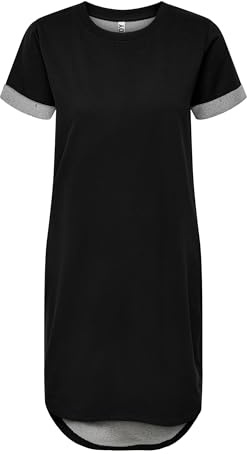 JDY Damen JDYIVY S/S Dress JRS NOOS Lässiges Kleid, Black, S