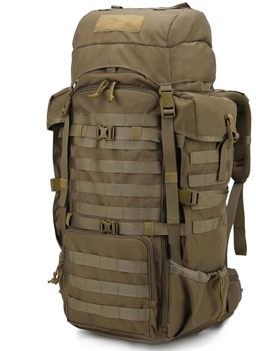 Mardingtop 70L Military Internal Frame Backpack for Hunting,Camping,Hiking Rucksack Backpacking Backpack with Rain Cover