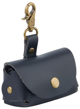 SUPERFINDINGS Boîte d'anneaux de Mariage en Cuir PU pour Chien Noir Porte Anneau de Chien Collier d'anneau de Mariage Pochette d'anneau de Mariages avec fermoirs pour Demande en Mariages Fournitures