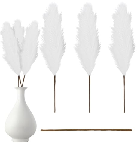 Boho Pampas Gras - Boho -Künstliche Pflanzen Dekoration, Getrocknete Blumen Boho Wohnkultur Für Hochzeitsblumenarrangements, Home Tischdekor, Hochzeit Boho Blumen