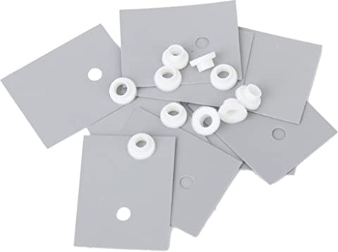 TO-220 Silikon-Thermo-Kühlkörper-Isolator-Pads mit isolierenden Partikeln, 10 Stück