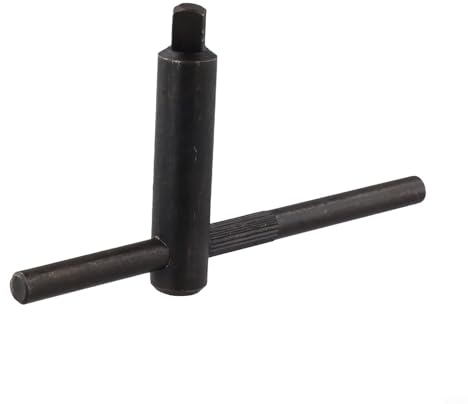 Square Key Wrench Tool for Milling Lathe Chuck 1PCS Carbon Steel Keys with T Handle Grip in Multiple Sizes 8MM to 17MM (10 * 10)