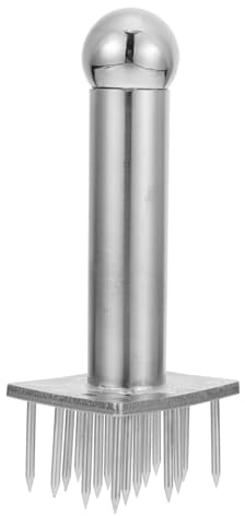 INOOMP Strumento Inteneritore Carne in Acciaio Inossidabile con Aghi per Ammorbidire Bistecche Maiale Pollo e Utensile da Cucina Domestica Ergonomico e Facile da