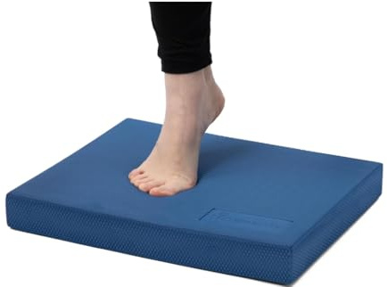 Professionelles Schaumstoff-Übungs-Balancekissen - 40 cm x 33 cm x 5 cm, Kniepolster aus hochdichtem TPE-Schaum, rutschfest und wasserabweisend, für Balance-Training, Physiotherapie, Yoga und mehr