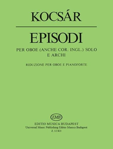 Episodi per oboe (anche cor. i.) solo e archi.