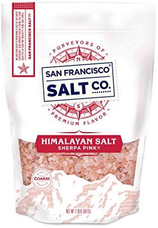 Sherpa Pink Himalayan Salt – Coarse Grain, 2 lbs. | All-Natural, Gluten-Free, No Additives | Perfect for Everyday Cooking & Recipes, Ideal for Grinders & Salt Mills