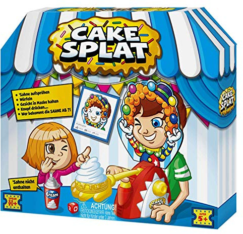 Zuru 6401 - Cake Splat, Familien- und Partyspiel für Groß und Klein, alleine oder mit Freunden spielen, das Spiel mit Überraschungseffekt, Sahne nicht enthalten