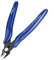 Tangxi Cable Cutter Elettrico, Tronchesino/Pinze Diagonale Laterale da 130 mm, Taglierina Laterale, Compatto, Leggero, Acciaio al Carbonio, Maniglia in Gomma Antiscivolo, Blu