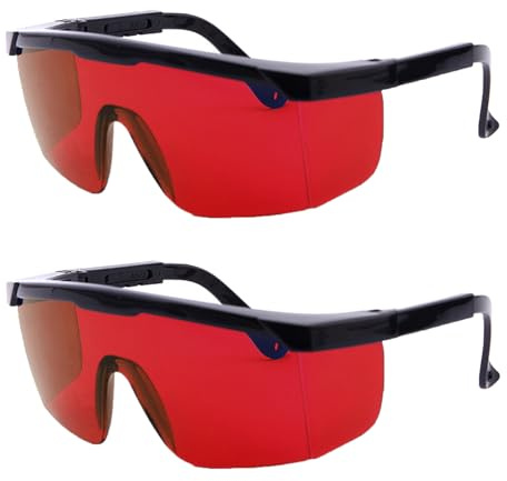 Schutzbrille für Laser, 190nm - 540nm Laser Engraver Schutzbrille Augenschutz Brille für Arbeit
