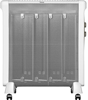 Bimar HC511 Termoconvettore in Mica a Basso Consumo, Stufa elettrica con 2 Potenze di Riscaldamento, Termostato Regolabile, Silenzioso e Trasportabile