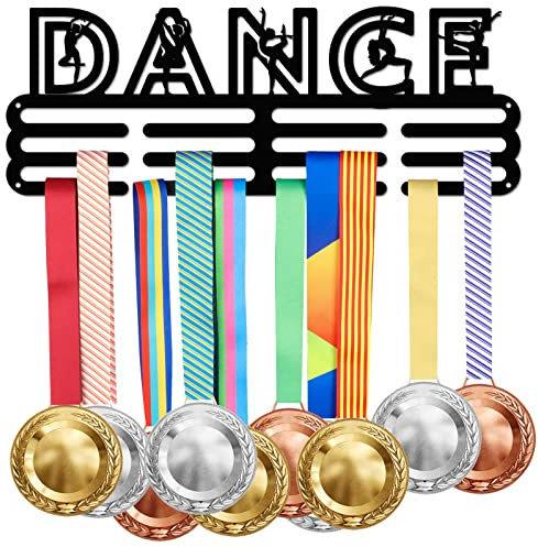 SUPERDANT Tanzen Medaillenhalter Sports Medaillen Aufbewahrung Tanzn Medaillen Aufhänger Tanz Medaillen Halter Wandmontage Hängend Tanz Medaillenhalter Geschenke für Sportler Kinder