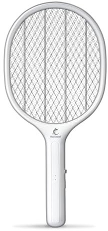 Walizard Racchetta Zanzare Elettrica Antizanzare Mosche：Paletta Zanzariera Insetti Ammazza Uccidi Anti Zanzare Elettrico Fly Killer Zapper Swatter 3000V USB Ricaricabile