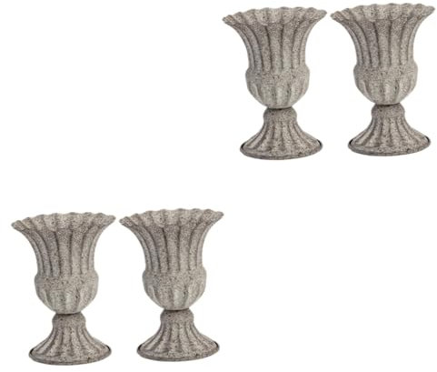 BESPORTBLE 2stücke Vintage Blumenvase Aus Eisen Rustikale Tischdeko Für Hochzeiten Kreative Blumengestaltung Vielseitige Deko Für Pflanzen Und Trockenblumen Robuste Stilvolle Vase