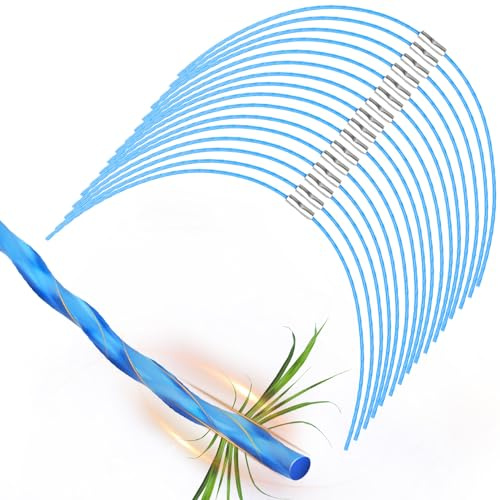 Yweller 50 Stück F016800182 Ersatzfaden Mähfaden Extrastarker Faden für Bosch Elektro-Rasentrimmer ART 30-36 LI,ART 30 Combitrim,Ø 2,4 mm Länge 30 cm Extra starker Nachfüllfaden für Pro-Tap Fadenspule